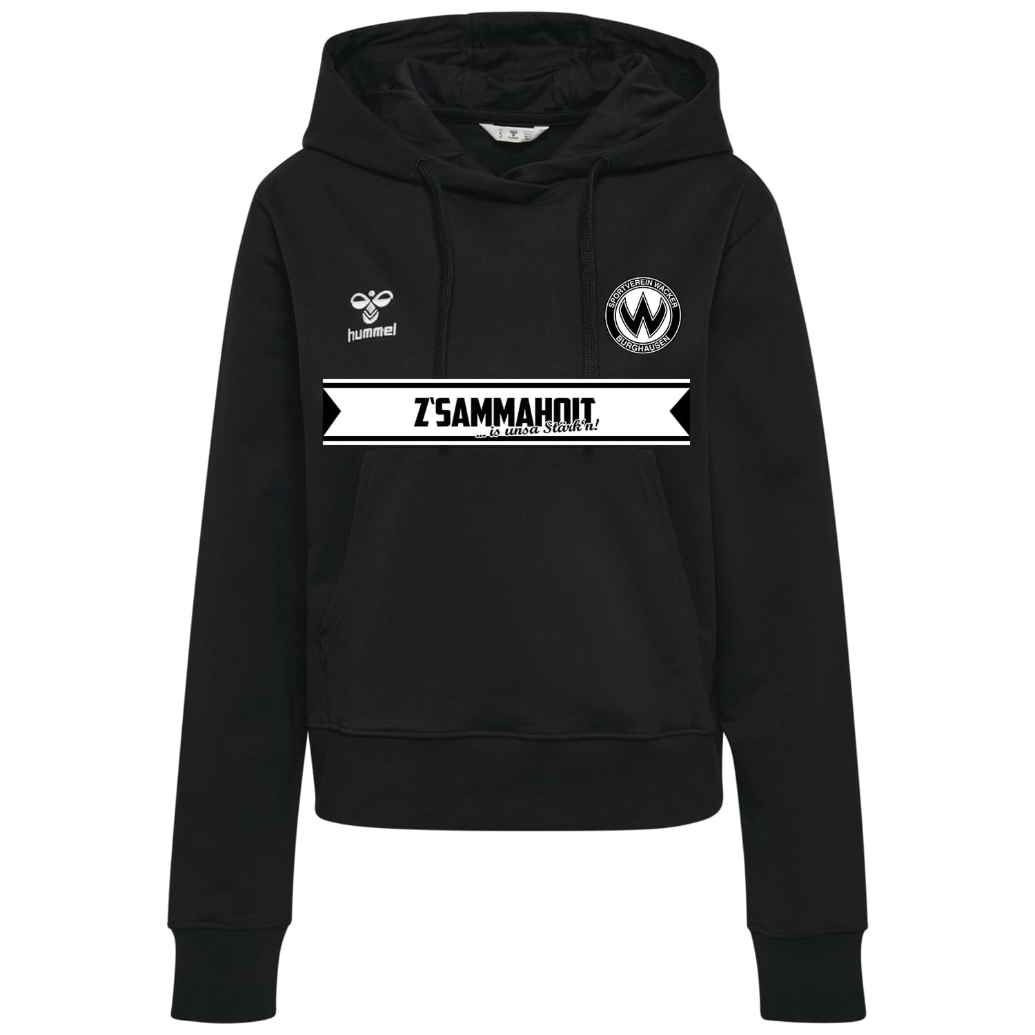 Bild von Damen-Hoodie "Zsammahoit"