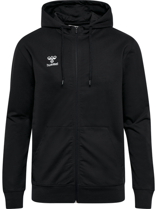 Go 2.0 Zip Hoodie / Wacker Logo linker Ärmel + Surfen Logo rechter Ärmel